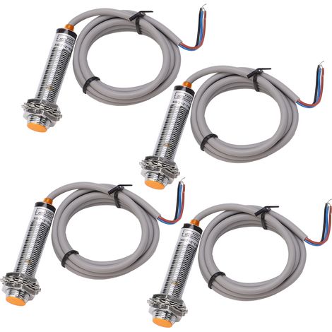 Lot de 10 interrupteurs à induction métallique 3 fils NPN NO, détecteurs de fin de course capacitifs LJ12A3-2-Z/BX (1/5)