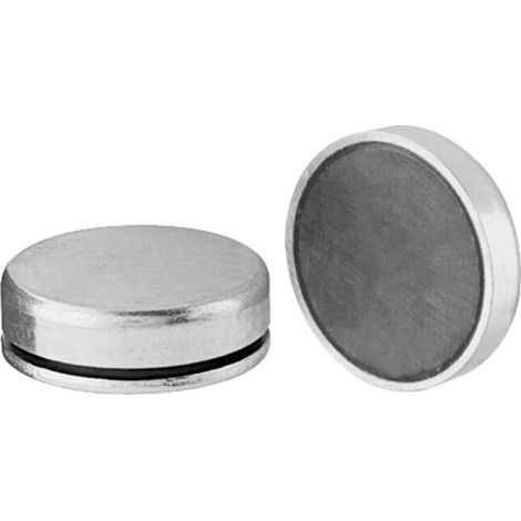 Aimant plat sans taraudage, Ferrite,⌀: 13 mm