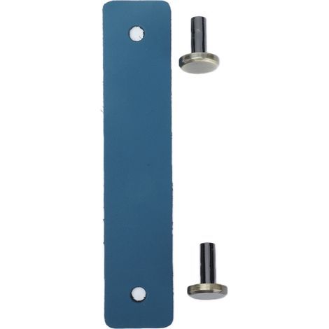 Poignées d'armoire, anticollision Moderne Simple Beau tiroir en Cuir PU Exquis Tire Conception européenne pour Porte pour Valise pour Armoire(Bleu). (1/5)