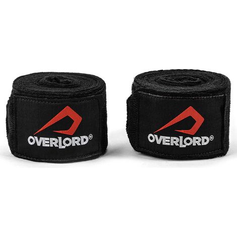 Bandage de boxe Overlord 450 cm Noir (1/2)