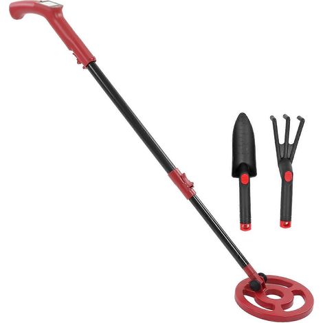 Metalldetektor-Pinpointer, Münzfinder, hochpräzises Werkzeug zur Inspektion und Suche, roter Detektorrechen