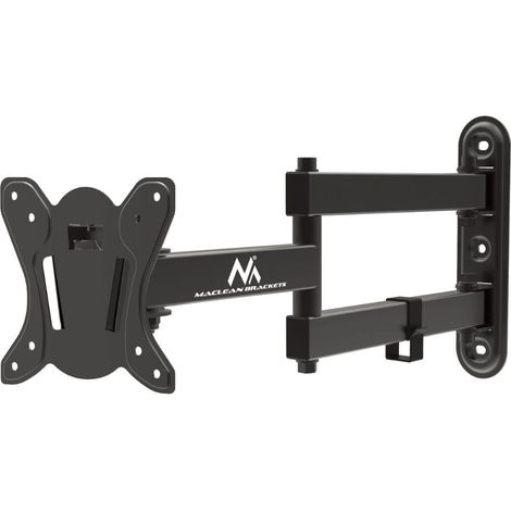 Soporte para TV o monitor Maclean MC-417, VESA máximo 100x100, 13-32", 30 kg, negro (1/4)