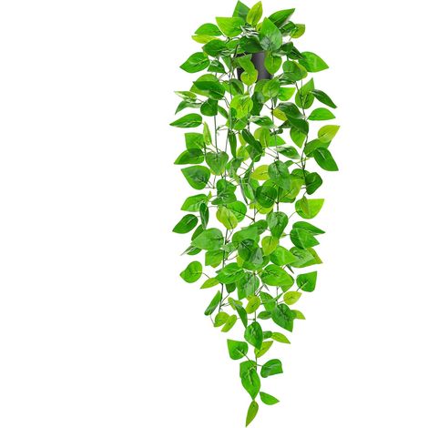 Plantes artificielles suspendues de 86 cm en pot pour intérieur et extérieur, pour bureau, maison, salon, salle de bain, décoration d'étagère murale (1 unité) (1/5)