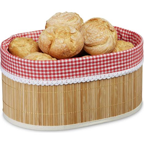 Cesta de pan de bambu