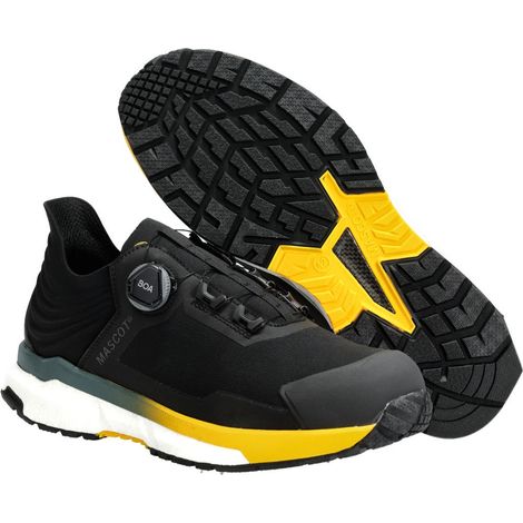 Mascot MASCOT FOOTWEAR CUSTOMIZED Sicherheitshalbschuh F1680-704 S3S Gr. 39 black/sunflower yellow