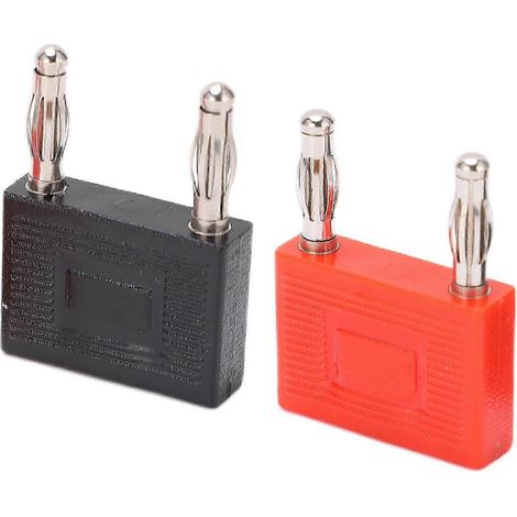 Connecteur U37 à double rangée de fiches bananes de 4 mm, adaptateur 1 vers 2, connecteur pour câbles DIY, pas de 16 mm (1/5)