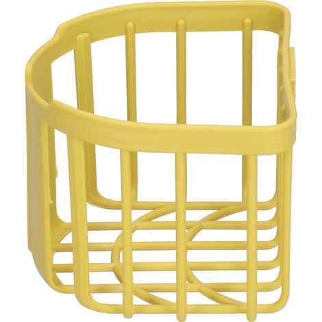 Étagère de salle de bain sans perçage, porte-papier toilette mural, sans colle et lavable, grand porte-papier toilette, porte-serviettes jaune. (1/5)