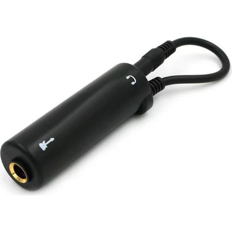 1 unité d'effet de guitare noire pour interface audio, convertisseur de câble de guitare (1/5)