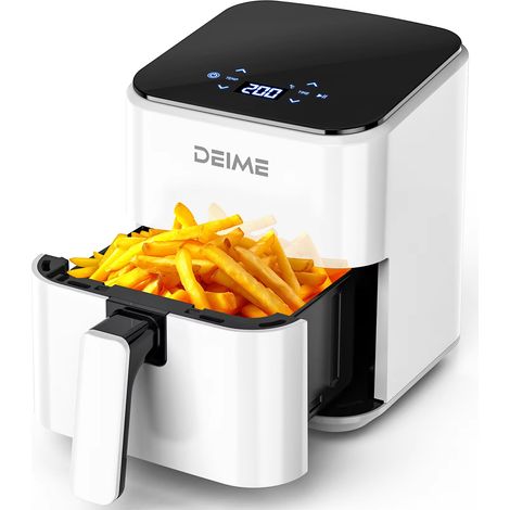 Friteuse à air 2,5 L sans huile, Mini Air Fryer pour 2 personnes avec écran tactile LED et panier antiadhésif (1/5)