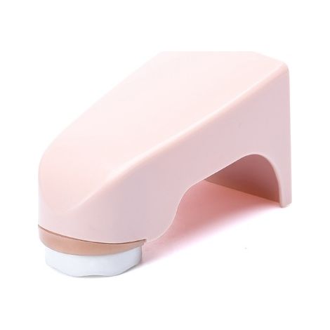 Pink Pink suction cup soap box, drainer soap box, without punching, bathroom soap box (1/5)