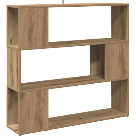Maison Exclusive - Estantería/divisor de espacios roble artisan 1