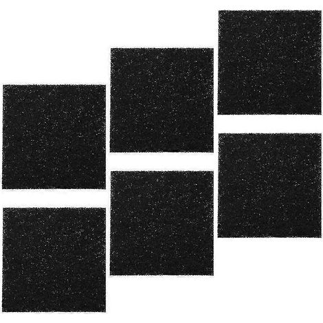 12x12cm Schwarze Mülleimer & Abfallbehälter 6 Stück Aktivkohlefilter Geruchsentferner Deodorant-Pads für Müll (1/2)