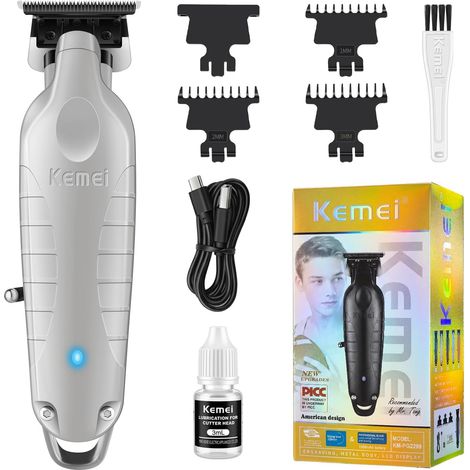 Tondeuse à Cheveux/Barbe Professionnelle pour Hommes, gris (1/5)