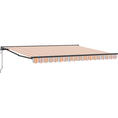 Maison Exclusive - Struttura della tenda Blu e Arancione 400 × 300 cm