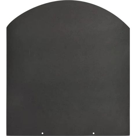 Pedana salvapavimento per stufe a legna e pellet in acciaio 100x90 (1/3)