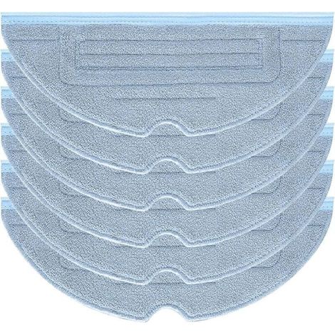 6pcs Mop Pads for Roborock S7 Pro Ultra S7 MaxV Ultra S7 Plus S7 Max Replacement Parts Accessories for Roborock S7 T7s T7s Plus Robot Vacuum Cleaner-- (1/4)