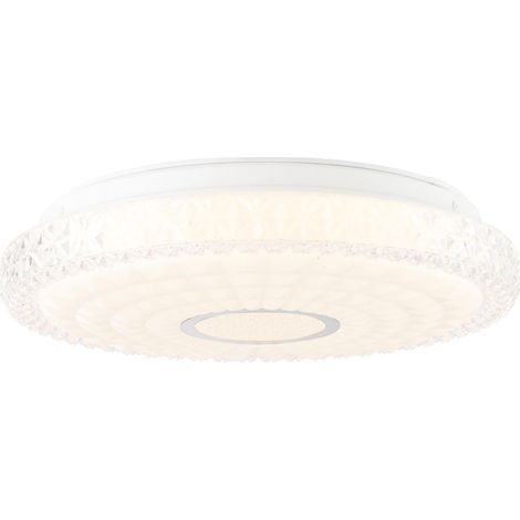 BRILLIANT Adria LED Wand- und Deckenleuchte 30cm weiß/chrom Innenleuchten,Deckenleuchten,-funktional  2x 12W LED integriert, (Lichtstrom: 800lm, Lichtfarbe: 3000K)  Durchmesser: 30cm (1/5)