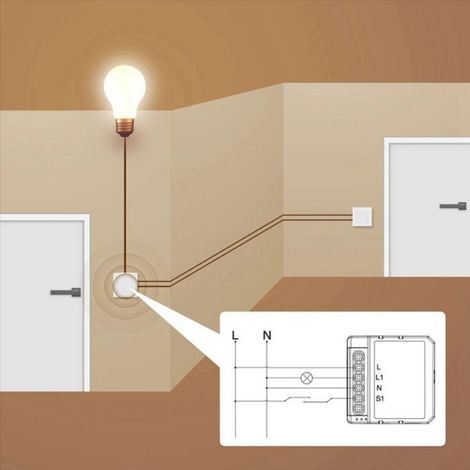 Module Variateur Wifi - 2 Canaux - Pour Lampes Led - Contrôle App Et Vocal - Jaune - 2 Pièces (1/4)