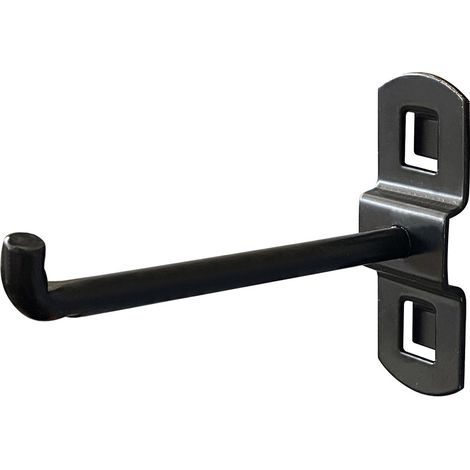 Gancio dritto 100 mm SOGI ARR-GAN-100 per pannelli porta attrezzi - compatibile con arredo officina ARR-OFF (1/2)