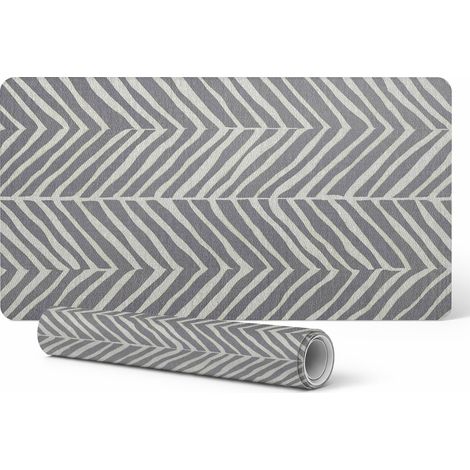 Protector de port谩til de dise帽o con estampado de zigzag, 100x50 cm.