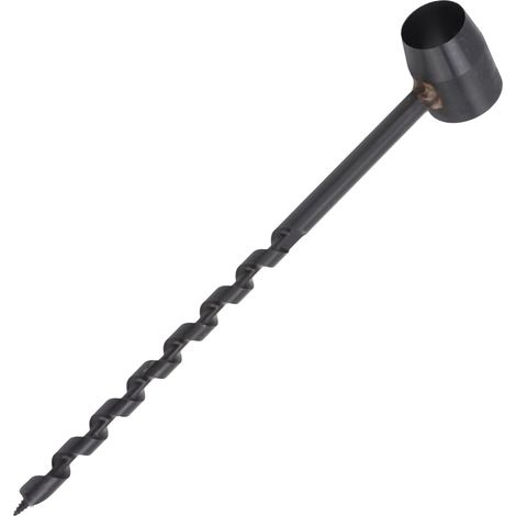 Foreuse à main à vis auto-taraudeuse en acier carbone noir, compacte légère pour camping survie et menuiserie 10-230mm/0.39-9.06in (1/5)