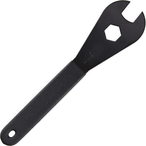Lntyq Portable Hub Cone Spanner Headset Clé Axe De Broche Outil De Réparation De Vélo De Vélo Outil De Réparation De Vélo Clé De Réparation Noir Pour Vélo De Montagne Vélo Pliant Véhicules(15mm) (1/4)