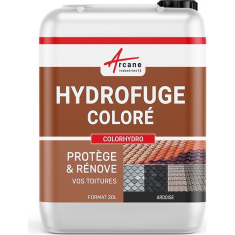 Arcane Industries – Hydrofuge coloré pour toiture – Imperméabilisant oléofuge teinté – 20 L pour tuiles, béton, ciment, fibrociment – Protection durable jusqu'à 10 ans (1/5)