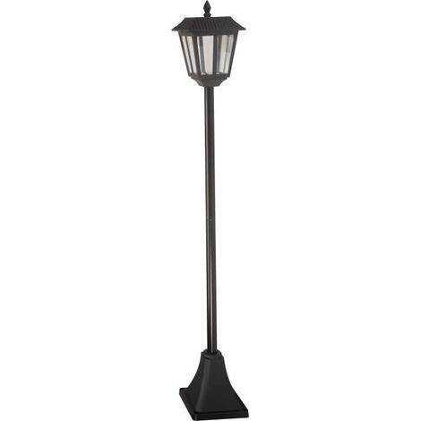 Lampadaire solaire - SMART GARDEN - Metro - 20 lumens - Noir - 130 x 18 cm (1/4)