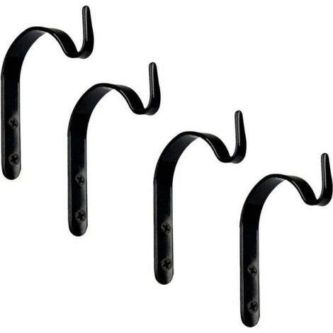 Support Jardinière Balcon en Fer Forgé, Crochets Suspendus pour Plantes, Décoration Vintage (1/4)