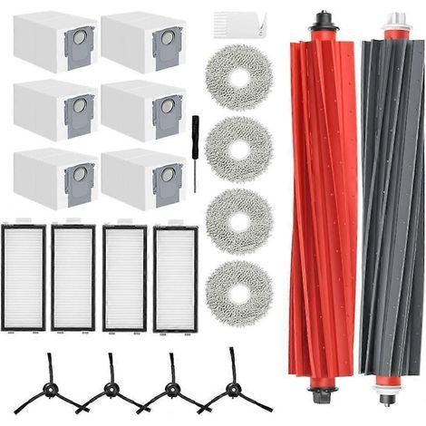 Lot de 22 accessoires pour aspirateur Narwal Freo Z Ultra : brosse latérale rotative, filtre HEPA, lingette de nettoyage et sac à poussière. (1/5)