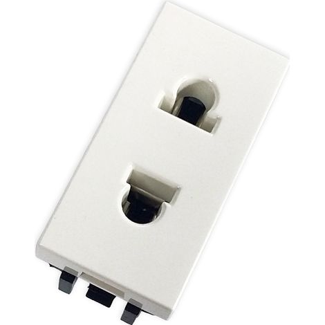 Base enchufe mixta blanco Zenit Niessen