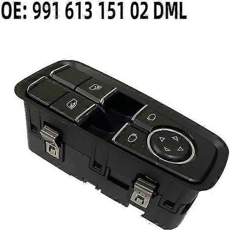 Bouton de commande de lève-vitre avant neuf pour Porsche Cayenne S GTS 911 958 718 Macan Boxster Panamera Coupé Carrera Cayman Turbo Panneaux de porte intérieurs &--99161315102DML (1/5)