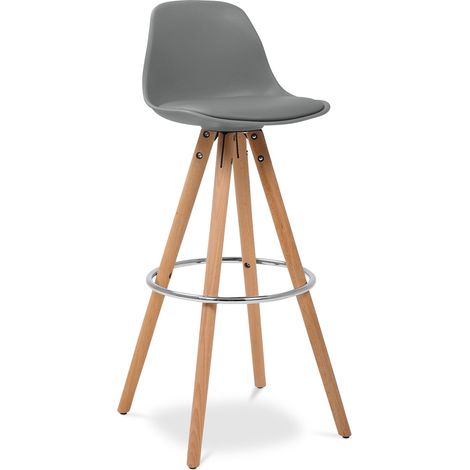 Barhocker - Skandinavisches Design - Muriel Dunkelgrau