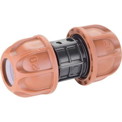 RACCORDO PROLUNGA IRRIGAZIONE DA GIARDINO PER TUBO POLIETILENE 20 MM CLABER (1/2)