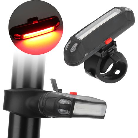 USB-wiederaufladbares Fahrradrücklicht, Sicherheitssignal, Fahrradzubehör WR01B Rot Grün Blau (1/5)