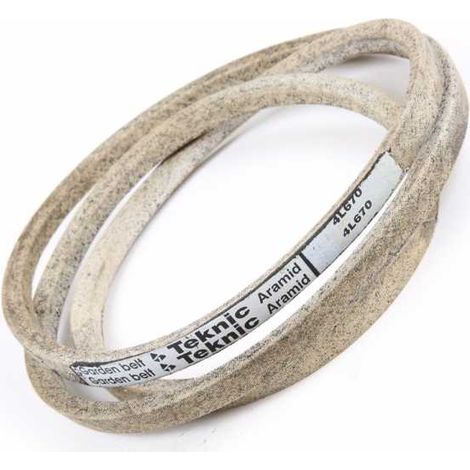 Courroie tondeuse Tiger Belts 4L670 kevlar trapézoïdale  12,7 x 1702 mm (1/5)
