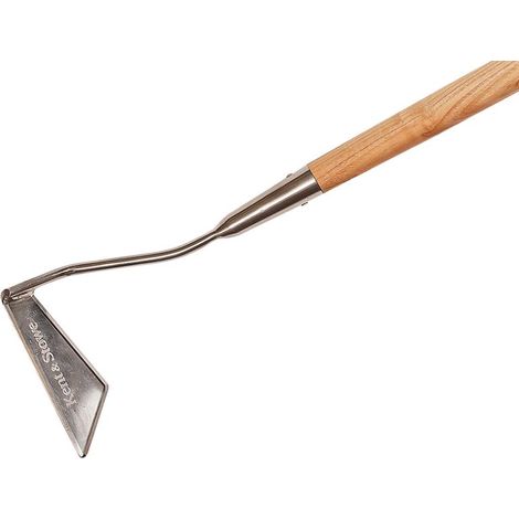 Kent & Stowe 70100037 Stainless Steel Long Handled 3-Edged Hoe, FSC K/S70100037