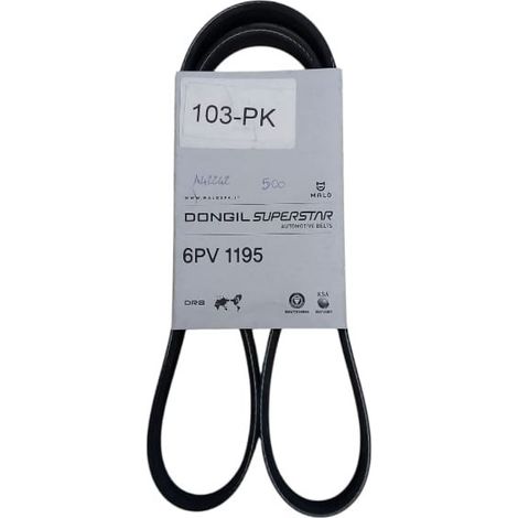 6pk1195 cinghia poly-v alternatore servizi marca dongil superstar (1/5)