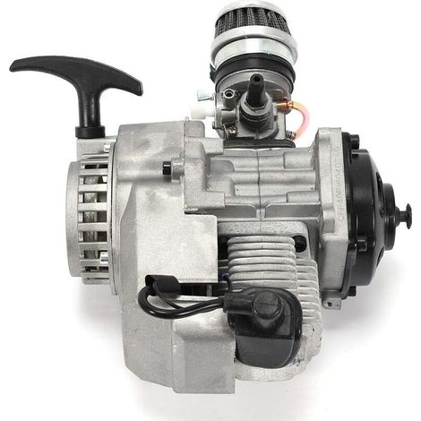 Gojoy – Moteur minimoto 49cc – Unité complète avec embrayage, filtre à air, carburateur – Pour mini vélo de saleté et VTT (1/5)