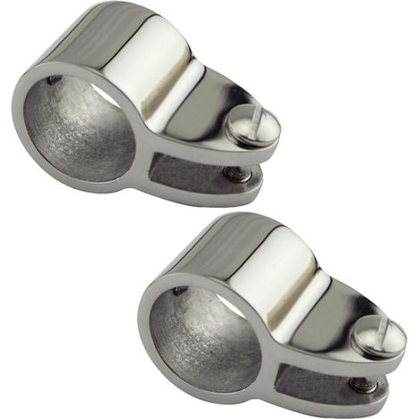 Lot de 2 glissières marines en acier inoxydable pour bateau et yacht (1/5)