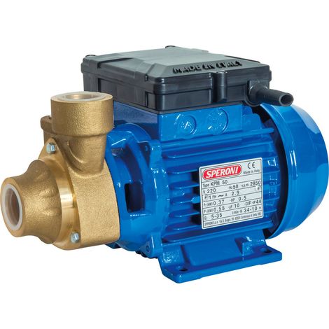 SPERONI KPM 50 BR Elettropompa Periferica in BRONZO 0,5 HP monofase