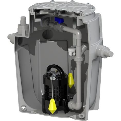 Saniflo Sanifos 250 Litre 6107 Underground Waste Pump Automatic Lifting Station