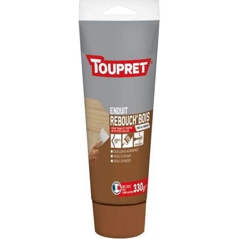 Holzspachtel innen und außen Eiche natur in Paste, Tube 330g