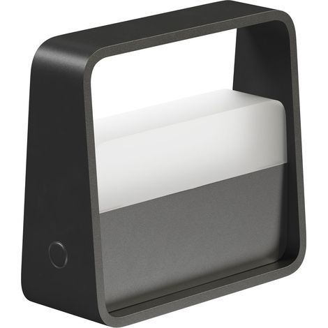Lampada da Tavolo Portatile Bag 2W 180º Dimmable LED 3000K Nero Opaco, Batteria 3,5h Autonomia, Design Elegante IP20 - Beneito & Faure (1/5)