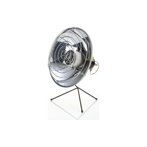 Stufa infrarossi a gas GPL a parabola Eurocamping 2600 W stufetta con sostegno (1/3)