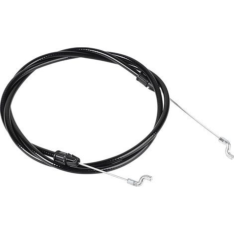1.47m Cable Traction Tondeuse, Câble d'accélérateur Tondeuse avec Serre-câble Z, Compatible avec Fuxtec FX-RM Tondeuse