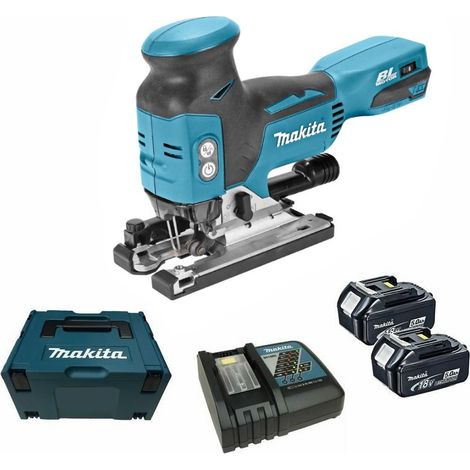 Scie sauteuse sans fil Makita DJV181RTJ 18 V 2x5 0 Ah accu.