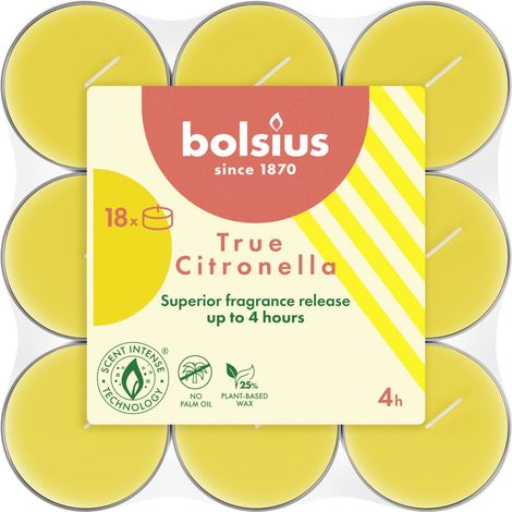 Bolsius Teelichte Citronella 18er Pack (1/2)