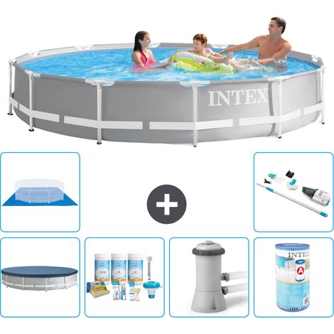 Intex Piscine Prism Frame Ronde - 366x76 cm - 7-pièces  S41955 (1/5)