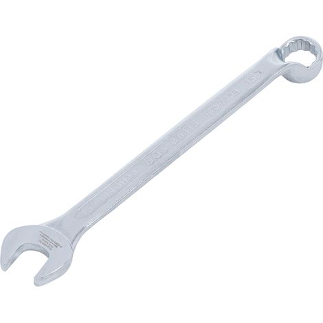 Clé mixte coudée bgs technic noir 15 mm acier (1/4)